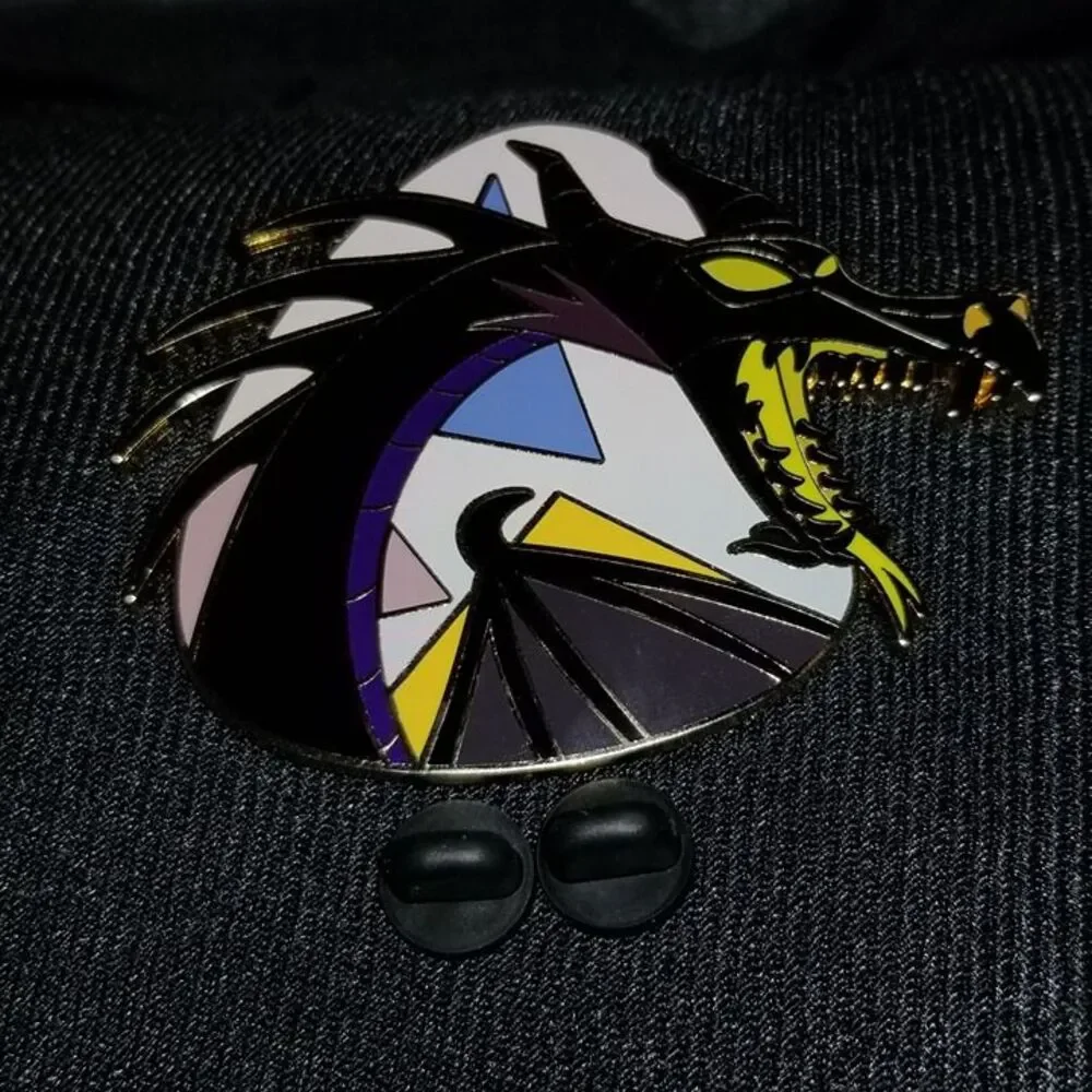 Disney Maleficent Dragon CHASER Pin Villains Rewind Jumbo PALM Sleeping Beauty